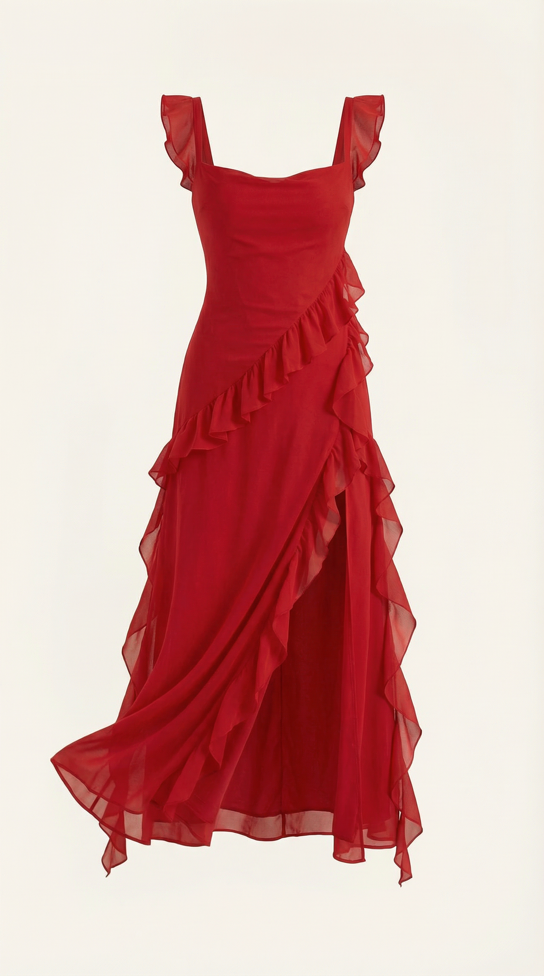 Serelina Ruffle Maxi Dress
