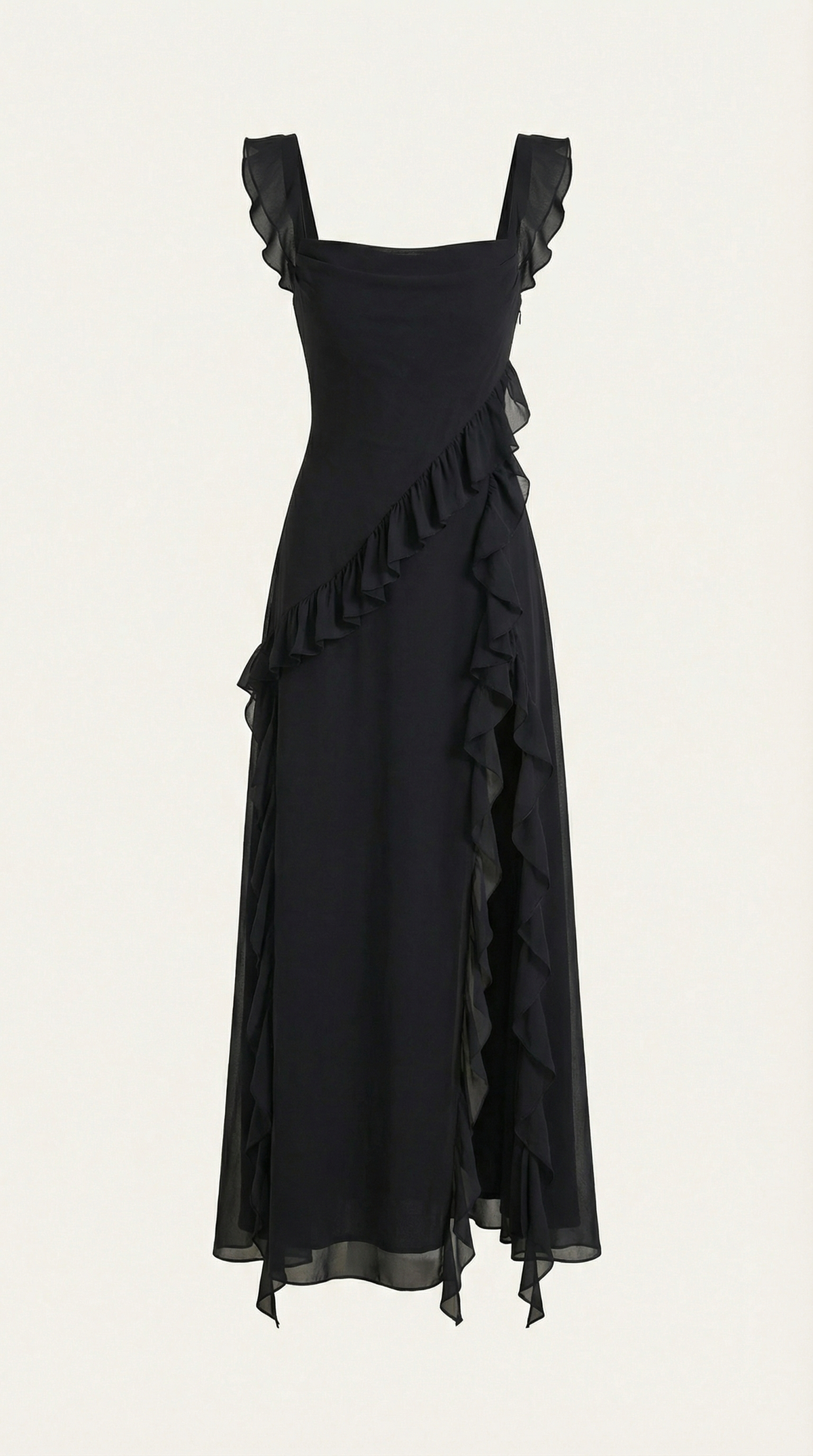 Serelina Ruffle Maxi Dress