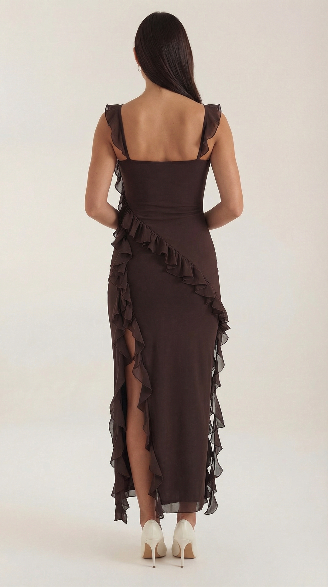 Serelina Ruffle Maxi Dress