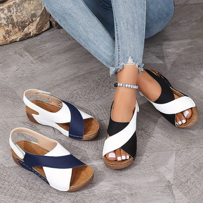ELINA COMFORT WEDGE SANDALS
