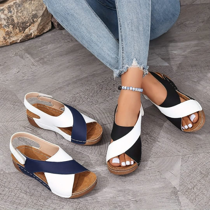 ELINA COMFORT WEDGE SANDALS