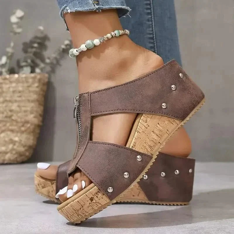 ARIA ZIP-UP ORTHOPEDIC SANDALS