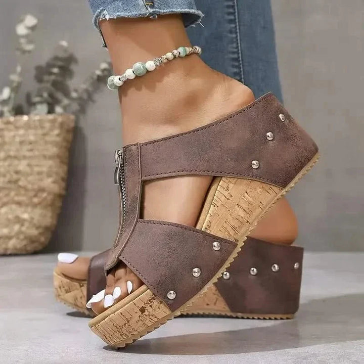 ARIA ZIP-UP ORTHOPEDIC SANDALS